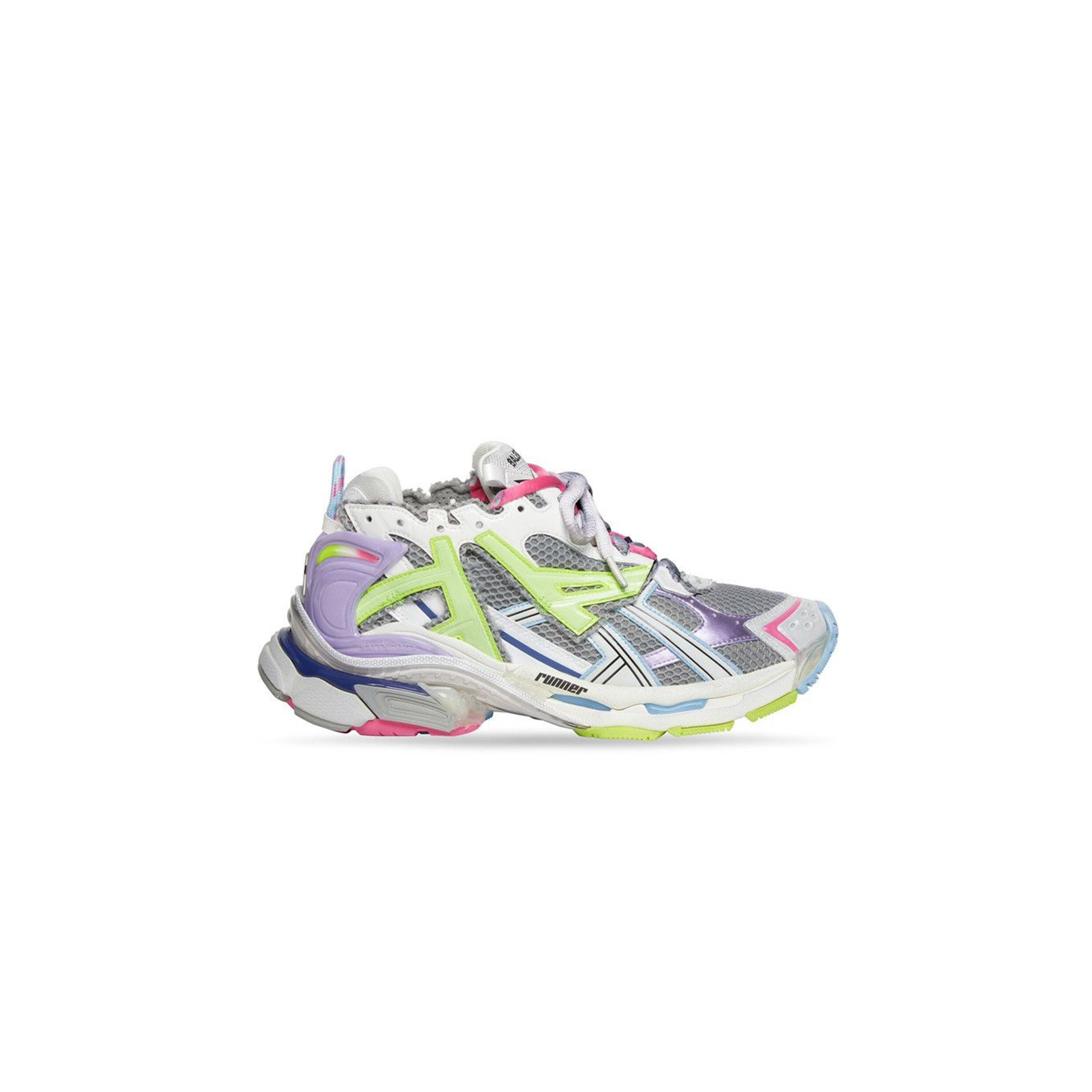 BALENCIAGA MULTICOLOR RUNNER SNEAKERS 677403W3RH50308